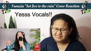 Faouzia "Set fire to the rain" Cover (Adele) Reaction!!