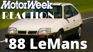 88 Pontiac LeMans (REACTION) MotorWeek Retro Review