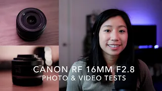 Canon 16mm f2.8 real life photo & video tests w/ Canon R6 | Civil ceremony + brother's 39th birthday