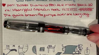 New Pen Day ~ Unboxing TWSBI Diamond 580 ALR Matte Black ~ Episode 106 #penabled