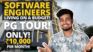 Software Engineer living on a budget! | PG tour | Stanza Living | Hyderabad and Bangalore!