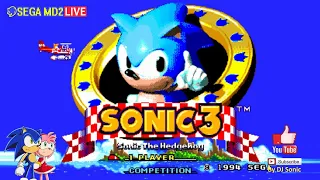 Sonic 3 Mania Style -Tails- (Sega Genesis) Longplay on Live