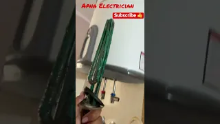 Geyser (Water heater )Element Blast 💥 New Element Fitting | #apnaelectrician #shorts  #ytshorts