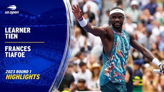 Learner Tien vs. Frances Tiafoe Highlights | 2023 US Open Round 1