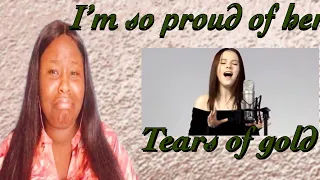 Tears of gold - daneliya tuleshova  ( reaction video)