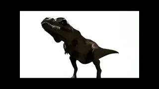 Dinosaur dances to Samsung ringtone