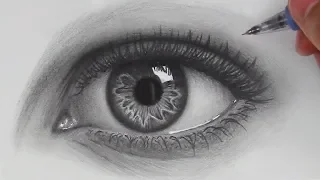 How to Draw Hyper Realistic Eyes | Step by Step