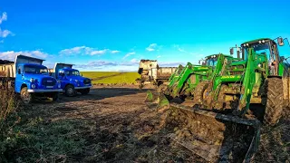 Vzácne Tatry 148 čo dokážu/ 3x Tatra 148, John Deere 6630, John Deere 6920