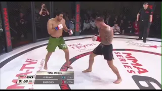 ⚡️ Bobur Qurbonov MMA Series 60 kechasida kamar soxibi bo'ldi!⚡