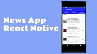 News App In React Native (with Source Code) part 1