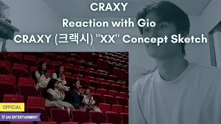 CRAXY Reaction with Gio CRAXY (크랙시) "XX" Concept Sketch