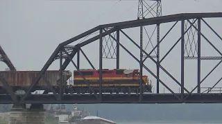 KCS 2971 leads the Nitrin Job back to Nahant Yard September 6, 2023