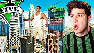 FRANKLIN se HACE GIGANTE en GTA 5! 🧍🏨 (Mods)