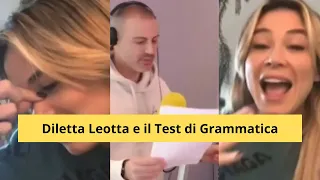 Diletta Leotta e il Test di Grammatica a Radio 105 🎓