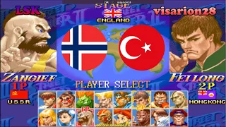 #arcade Super Street Fighter 2 Turbo ➤ LSK (Norway) vs visarion28 (Turkey) 슈퍼 스트리트 파이터 2 터보