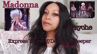 Reaction: Madonna   Express Yourself  Deeper and Deeper Medley - The Girlie Show - Psyche