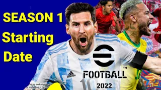 eFootball 2022 Season 1 & eFootball league Starting Date / NEXT-GEN -  60FPS - PS5 / Dream Team