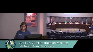 Montgomery County Commission Information Meeting - April 16, 2024