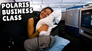 13 Hours in United's POLARIS BUSINESS CLASS (flying standby)