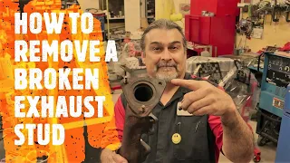 HOW TO REMOVE A BROKEN EXHAUST STUD