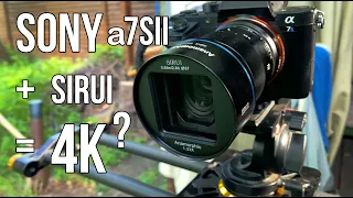 Как снимать видео 4k на Sony a7sII и SIRUI 50/1.8 Anamorphic, монтировать и сохранять в FCPX.