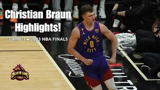 Christian Braun Highlights! • Game 3, 2023 NBA Finals