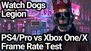 Watch Dogs: Legion PS4/Pro vs Xbox One X/S Frame Rate Comparison