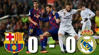 Barcelona vs Real Madrid [0-0], El Clasico, La Liga 2019/20 - MATCH REVIEW