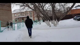 Гуляем по курортному городу - Соль-Илецк зимой 2022 года. Улица Садовая. We are walking around.