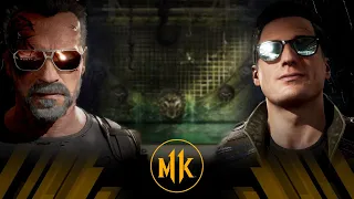 Mortal Kombat 11 - The Terminator Vs Johnny Cage (Very Hard)