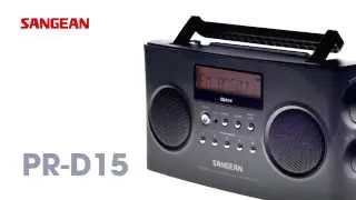 Sangean Portable Radios【PR-D5、PR-D15】FM-Stereo RDS (RBDS) / AM Digital Tuning Portable Receiver