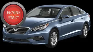 Open and Start Hyundai Sonata, 2014 thru 2019, with a dead key fob battery.