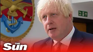 Boris Johnson tells Taliban to allow refugees to flee Afghanistan or forfeit billions in aid