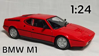 🚖 BMW M1 🚕 1:24 scale diecast model car detailed review Welly