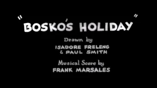 Bosko's Holiday - Looney Tunes 1931 (Sunset Intro, Old Transfer)