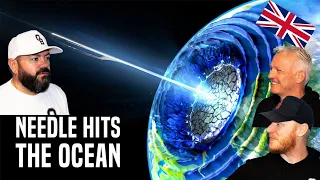 What If a Needle Hits the Ocean at the Speed of Light? REACTION!! | OFFICE BLOKES REACT!!