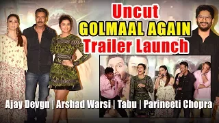 Uncut | Golmaal Again Trailer Launch | Ajay Devgn | Arshad Warsi | Tabu | Parineeti Chopra