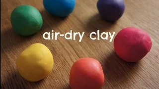 How to Make Rainbow Air- Dry Clay - Cold Porcelain Recipe