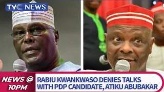 Rabiu Kwankwaso Denies Talks With PDP Candidate, Atiku Abubakar
