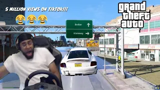 GTA Drifting on a wheel is AMAZING!!!! Pt. 2