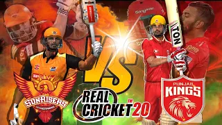 SRH vs PBKS - Sunrisers Hyderabad vs Punjab Kings | IPL Match 37 Highlights Real Cricket 20
