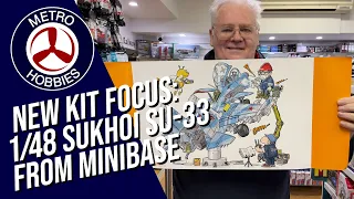 The Minibase 1/48 Sukhoi SU-33 Naval Jet Fighter | Model Kit Up Close