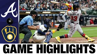 Braves vs. Brewers Highlights (5/17/22) | MLB Highlights