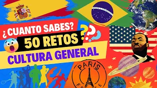 ¿Cuánto Sabes de CULTURA GENERAL? 🤷 50 Preguntas para retar tus conocimientos 🕌🌏😜🇧🇷📝📖