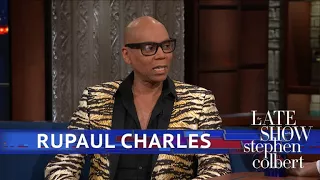 RuPaul And Stephen Share A Secret Language