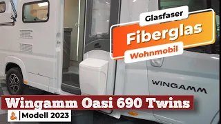 Wingamm Oasi 690 Twins - 2023 🦊 Fiberglas Monocoque Aufbau - das Wingamm Flagschiff