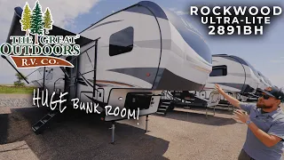 HUGE Bunk Room In This Rockwood Fifth Wheel! - Rockwood Ultra-Lite 2891BH