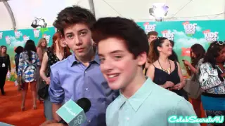 Griffin Gluck & Thomas Barbusca Interview | 2016 Kids' Choice Awards