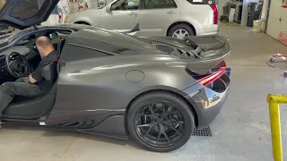 Mclaren 720s with titanium exhaust and downpipe SRM Autosports