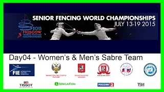 Senior Fencing World Championships Moscow 2015 - Day04 Team Finals